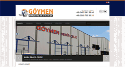 Desktop Screenshot of goymendemir.com.tr